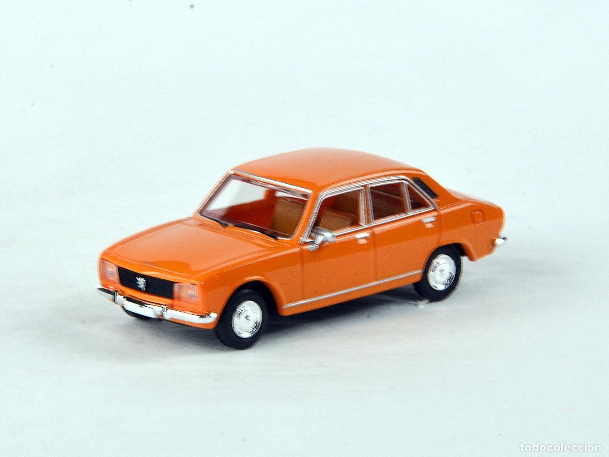 Coches a escala: Brekina Drummer Escala 1:87 H0 Peugeot 504 Naranja Impecable con Caja