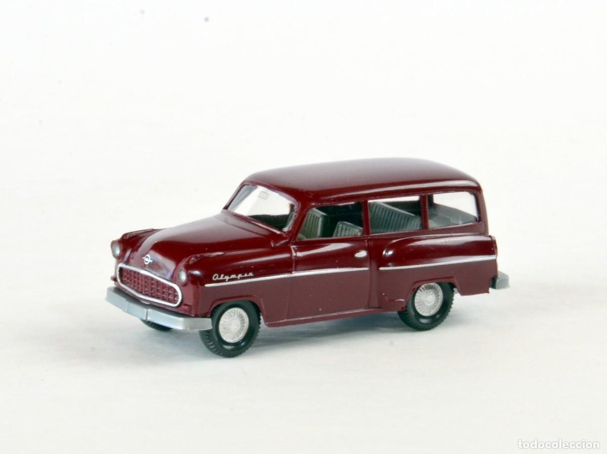 Coches a escala: Wiking Escala 1:87 H0 Opel Olympia Rekord Caravan Impecable con Caja
