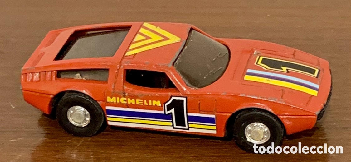 Coches a escala: Juguete. Coche MICHELIN 1. Maserati Bora. Ref. 807. MIRA. Made in Spain.