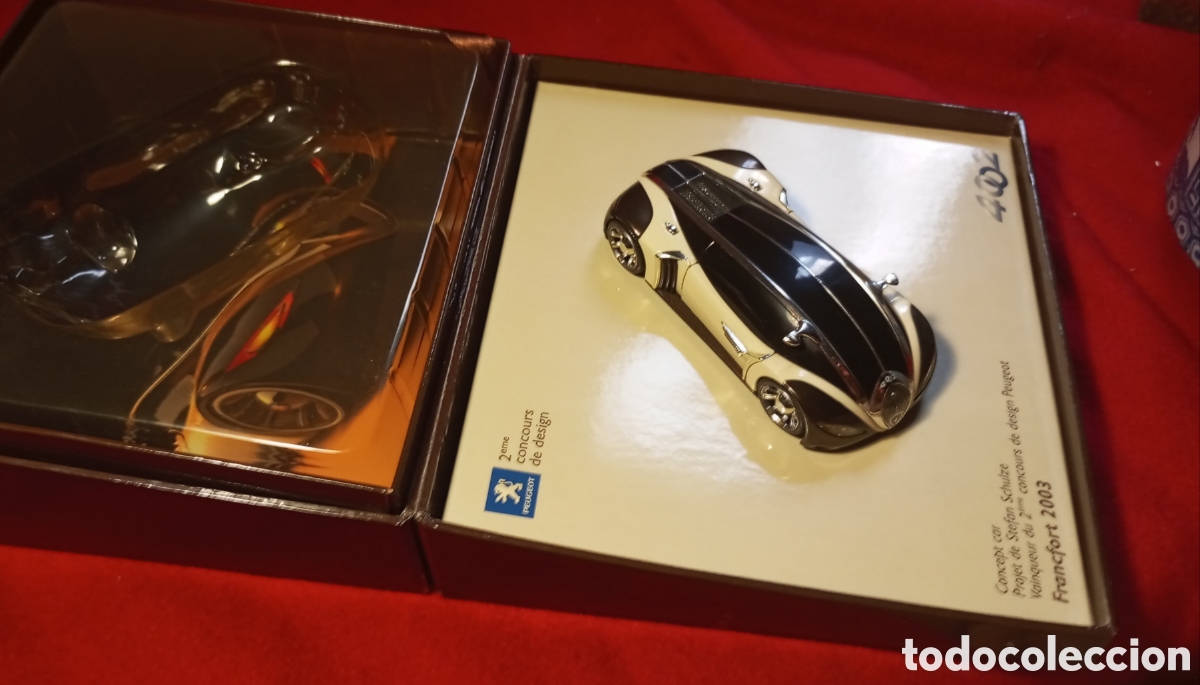 Coches a escala: Prototipo Peugeot con caja original