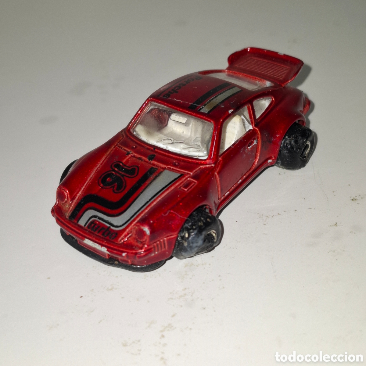 Coches a escala: COCHE DEPORTIVO PORSCHE TURBO MADE IN FRANCE DIECAST MAJORETTE