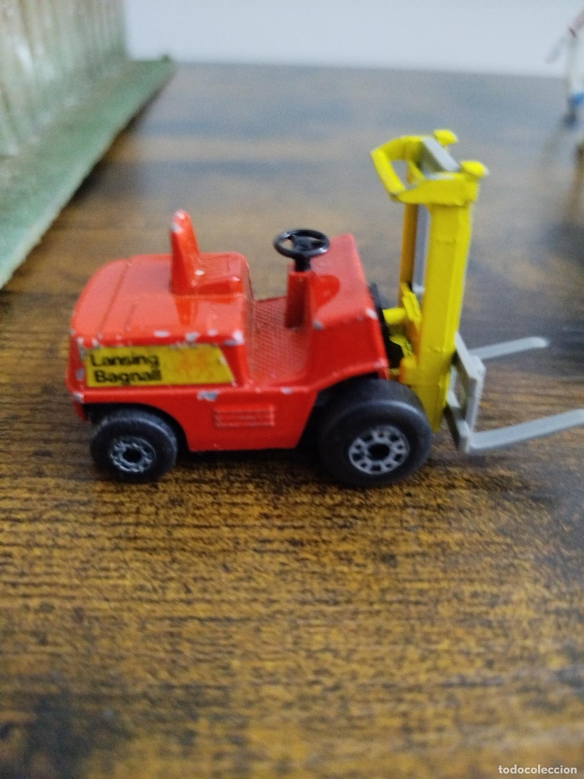 Coches a escala: Matchbox. Carretilla elevadora . forklift truck . 1972. 1:45
