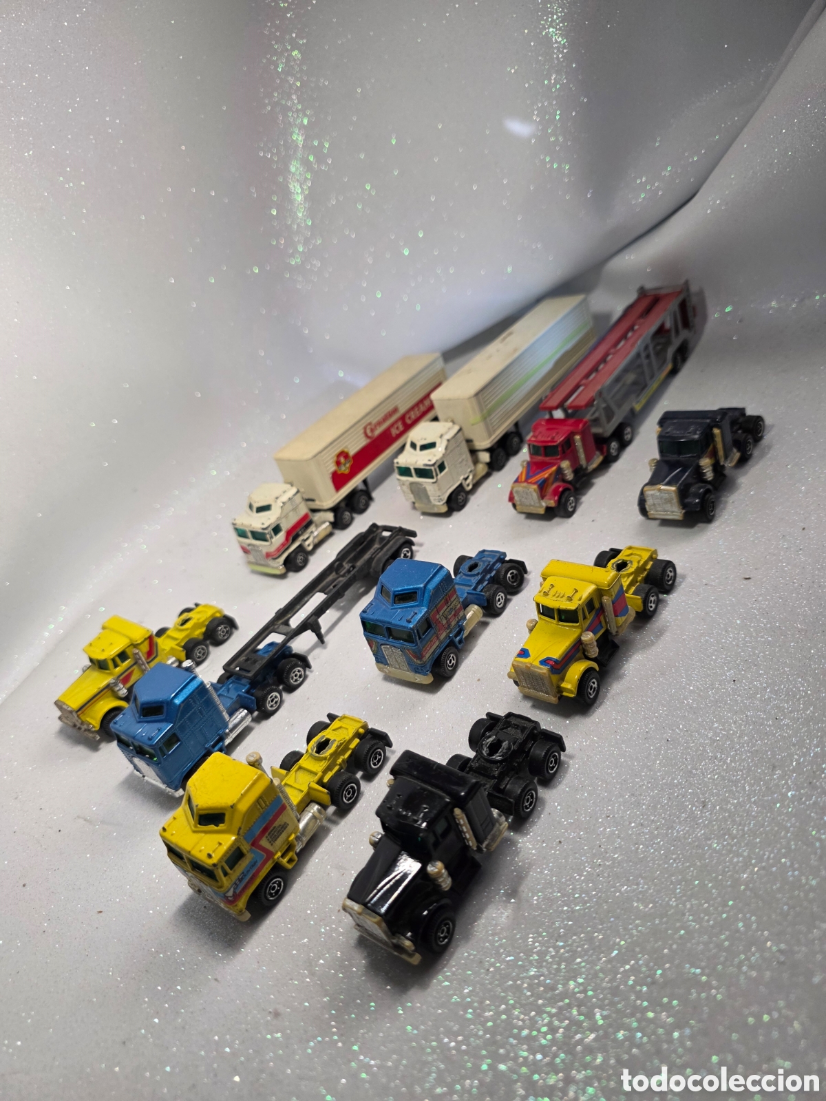 Coches a escala: Lote 10 camiones guisval 1/53 antiguos