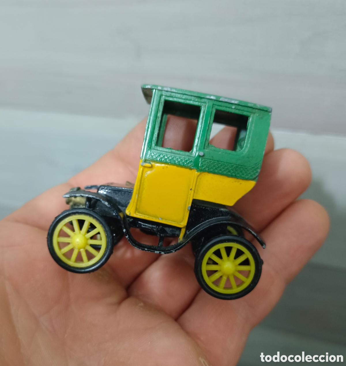 Coches a escala: Coche Remi Dedion Bouton Cab 1900 escala 1/43 made in france metalico