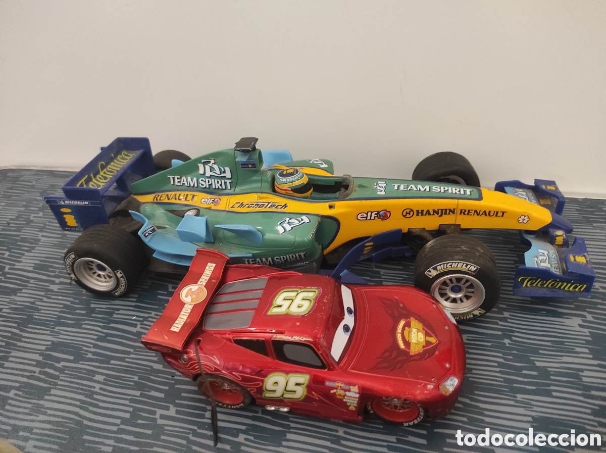 Coches a escala: Coche F1 Fernando Alonso y Cars marca Majorette