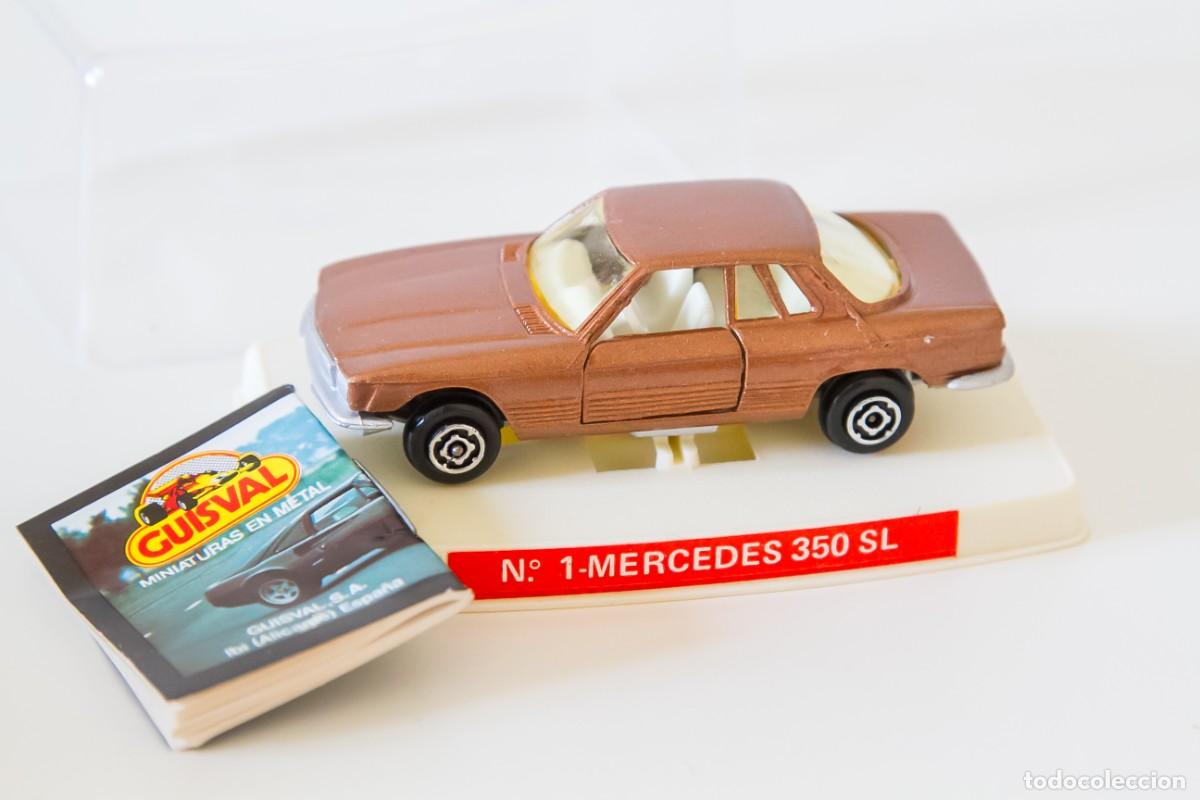 Coches a escala: Coche miniatura Guisval Mercedes 350 SL ref 1