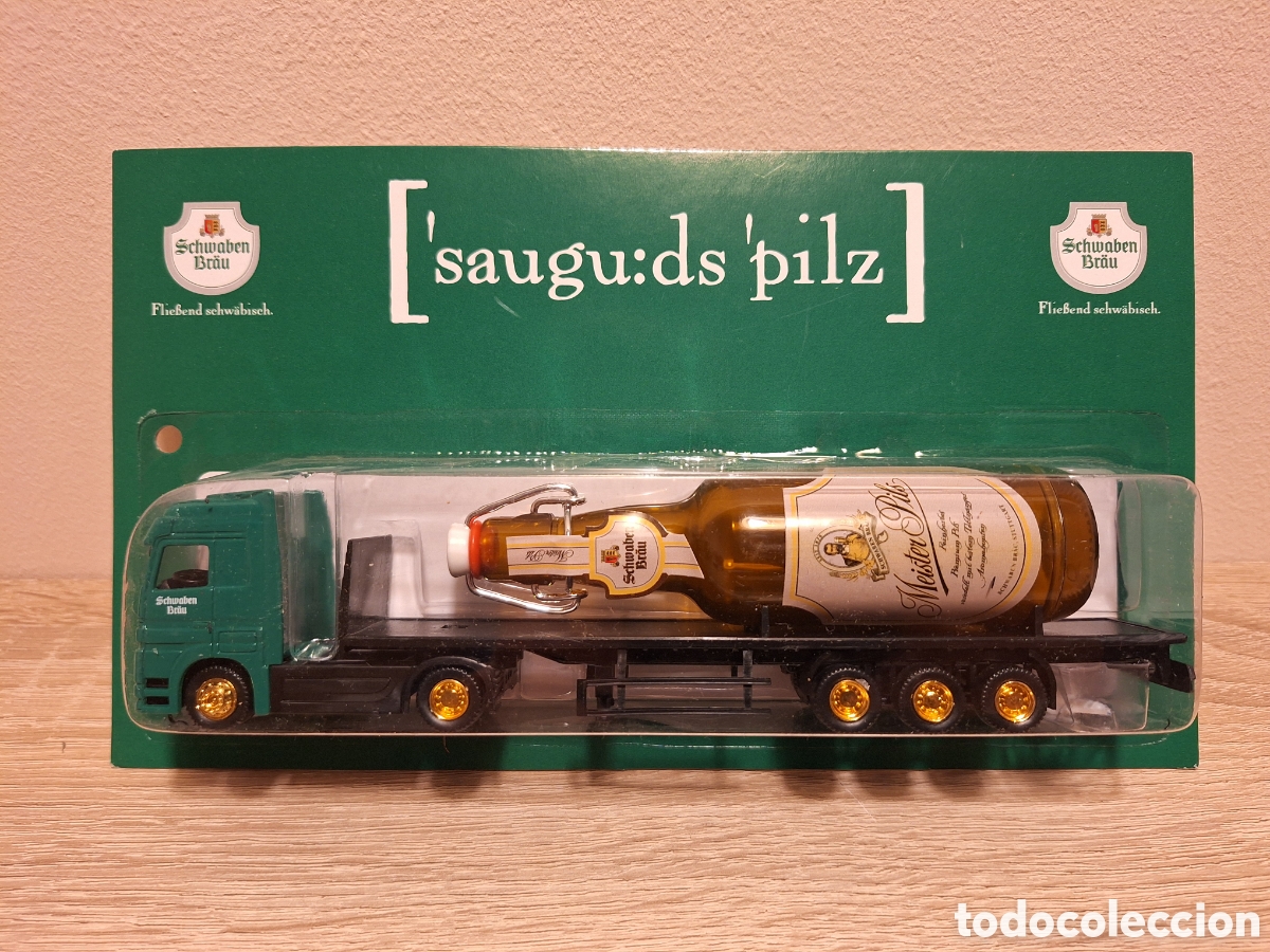 Coches a escala: CAMI&Oacute;N SCHWABEN BR&Auml;U &ndash; MAN TG 460 TL H&Uuml;MMER &ndash; 1:87 H0 &ndash; ORIGINAL BLISTER