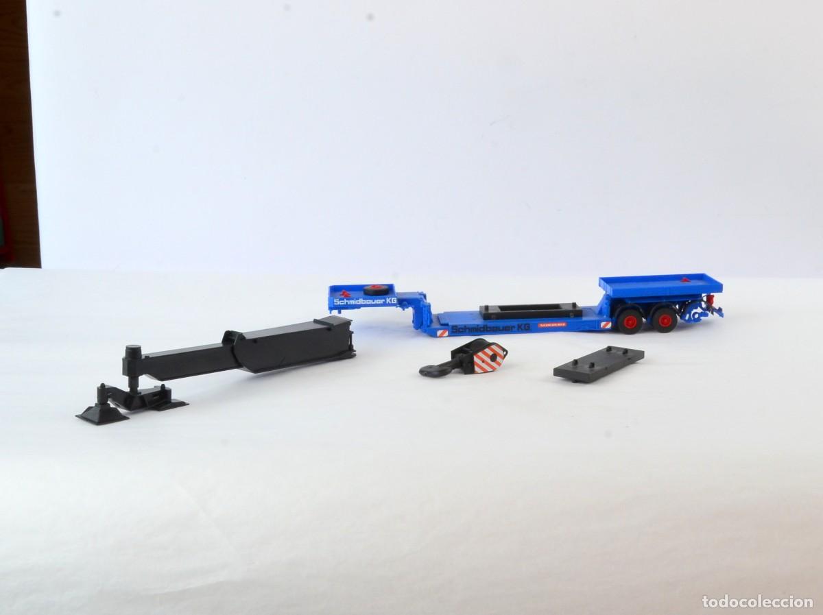 Coches a escala: Kibri Escala 1:87 H0 Semirremolque Schmidbauer para Arreglar con Varias Piezas