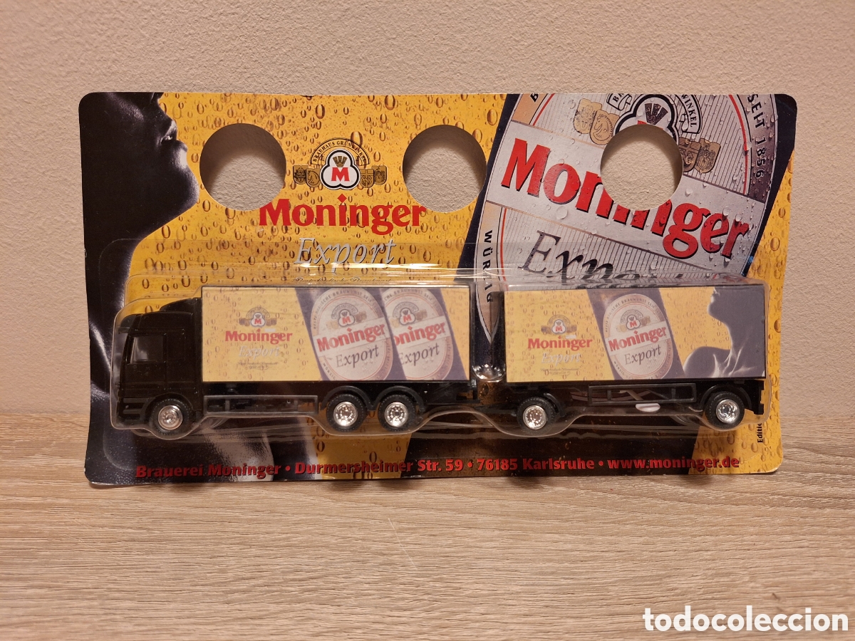 Coches a escala: CAMI&Oacute;N MONINGER EXPORT &ndash; MERCEDES-BENZ ACTROS HZ &ndash; ACHIM PEX &ndash; 1:87 H0 &ndash; REF. 8965
