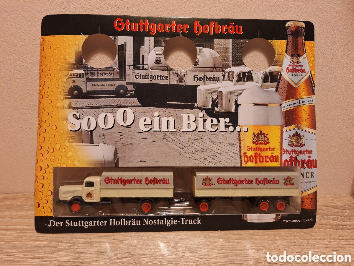 Coches a escala: T&Iacute;TULO: CAMI&Oacute;N STUTTGARTER HOFBR&Auml;U NOSTALGIE-TRUCK &ndash; B&Uuml;SSING LS 11 &ndash; H&Uuml;MMER &ndash; 1:87 H0
