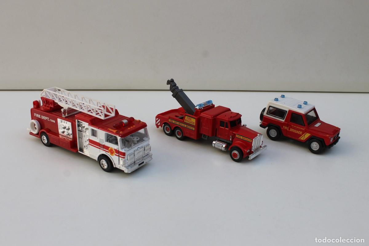 Coches a escala: VEHICULOS DE BOMBEROS- FIRE BRIGADE.
