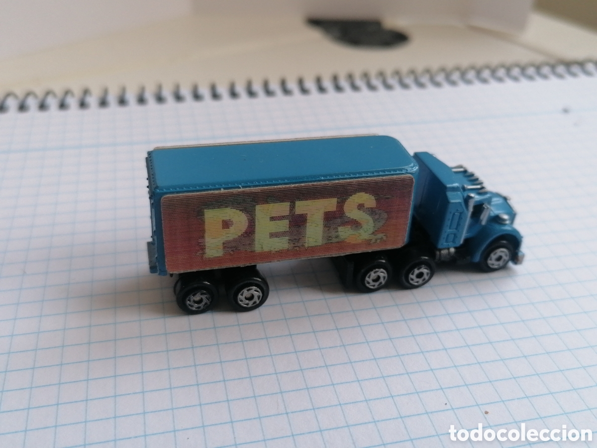 Coches a escala: MICROMACHINES GALOOB CAMI&Oacute;N TRAILER HOLOGR&Aacute;FICO PETS MICRO MACHINES