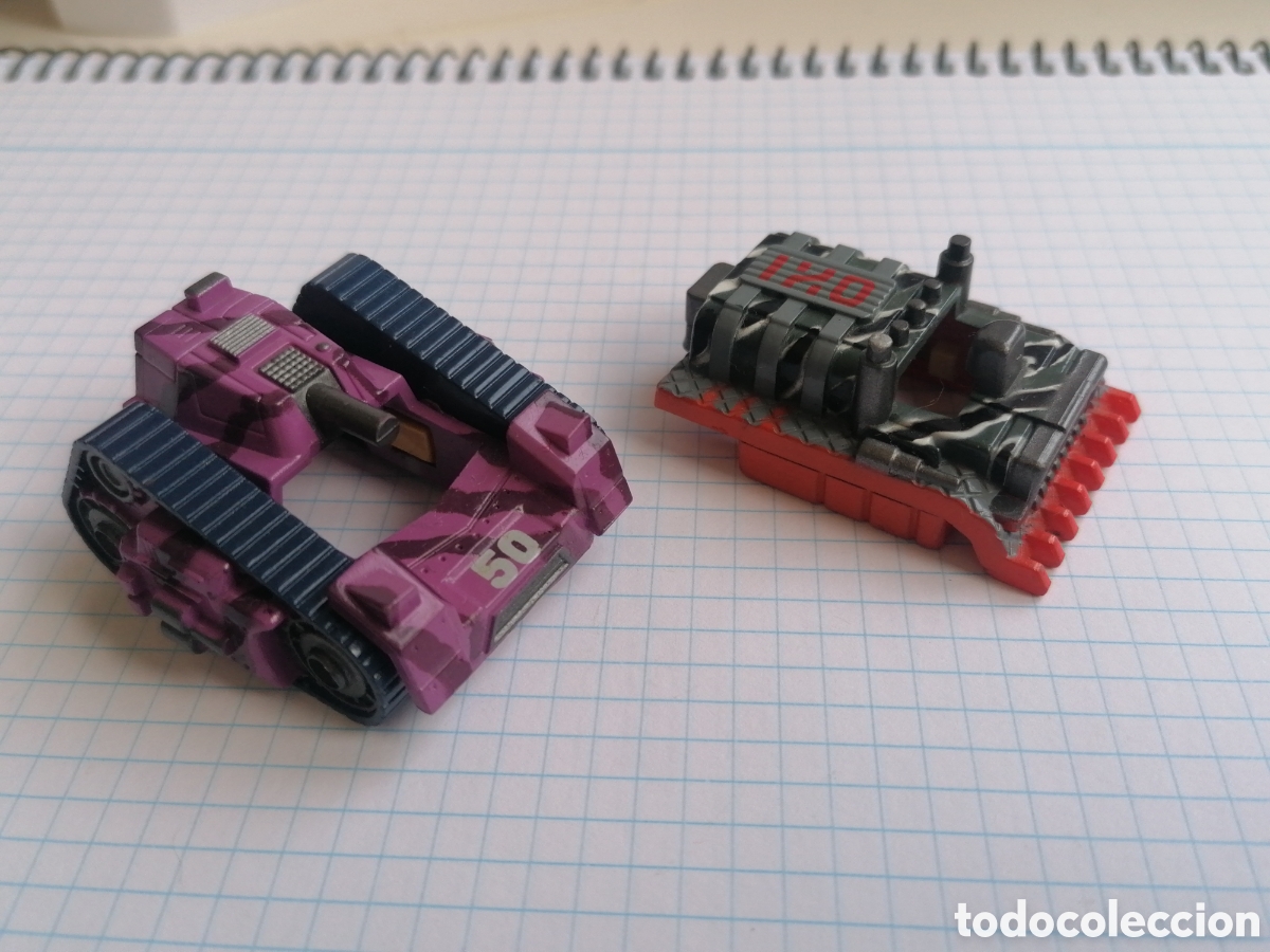 Coches a escala: MICROMACHINES GALOOB 1989 LOTE HIGHWAYS WARRIORS TERROR TANK, RAMMING RIG, MICRO MACHINES