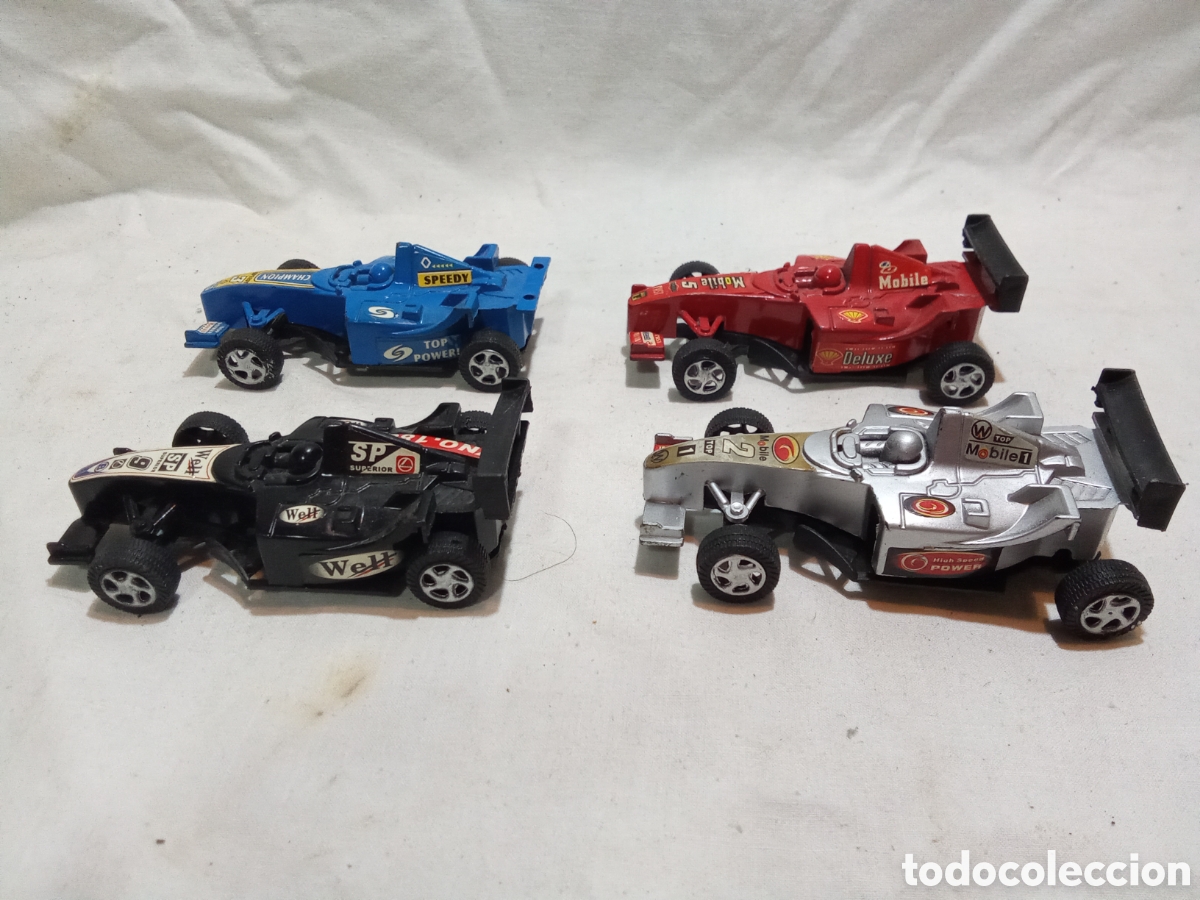 Coches a escala: LOTE 4 COCHECITOS DE F1 - Foto 2