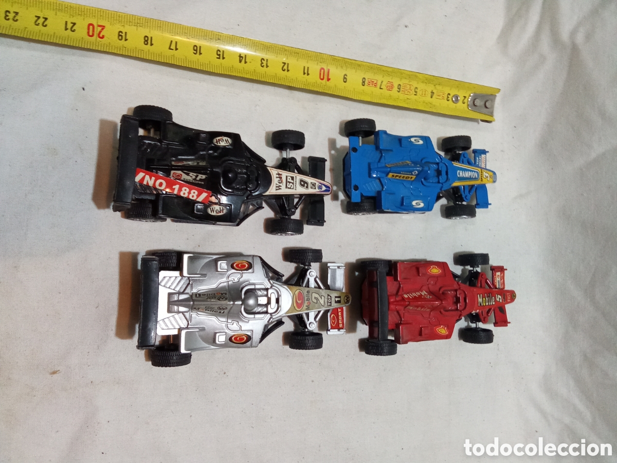 Coches a escala: LOTE 4 COCHECITOS DE F1 - Foto 3