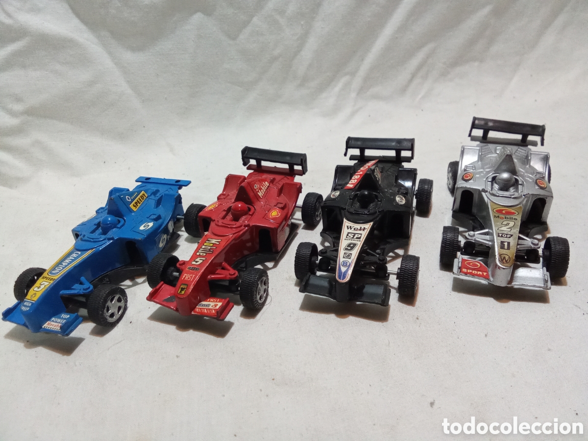 Voitures &agrave; l'&eacute;chelle: LOTE 4 COCHECITOS DE F1