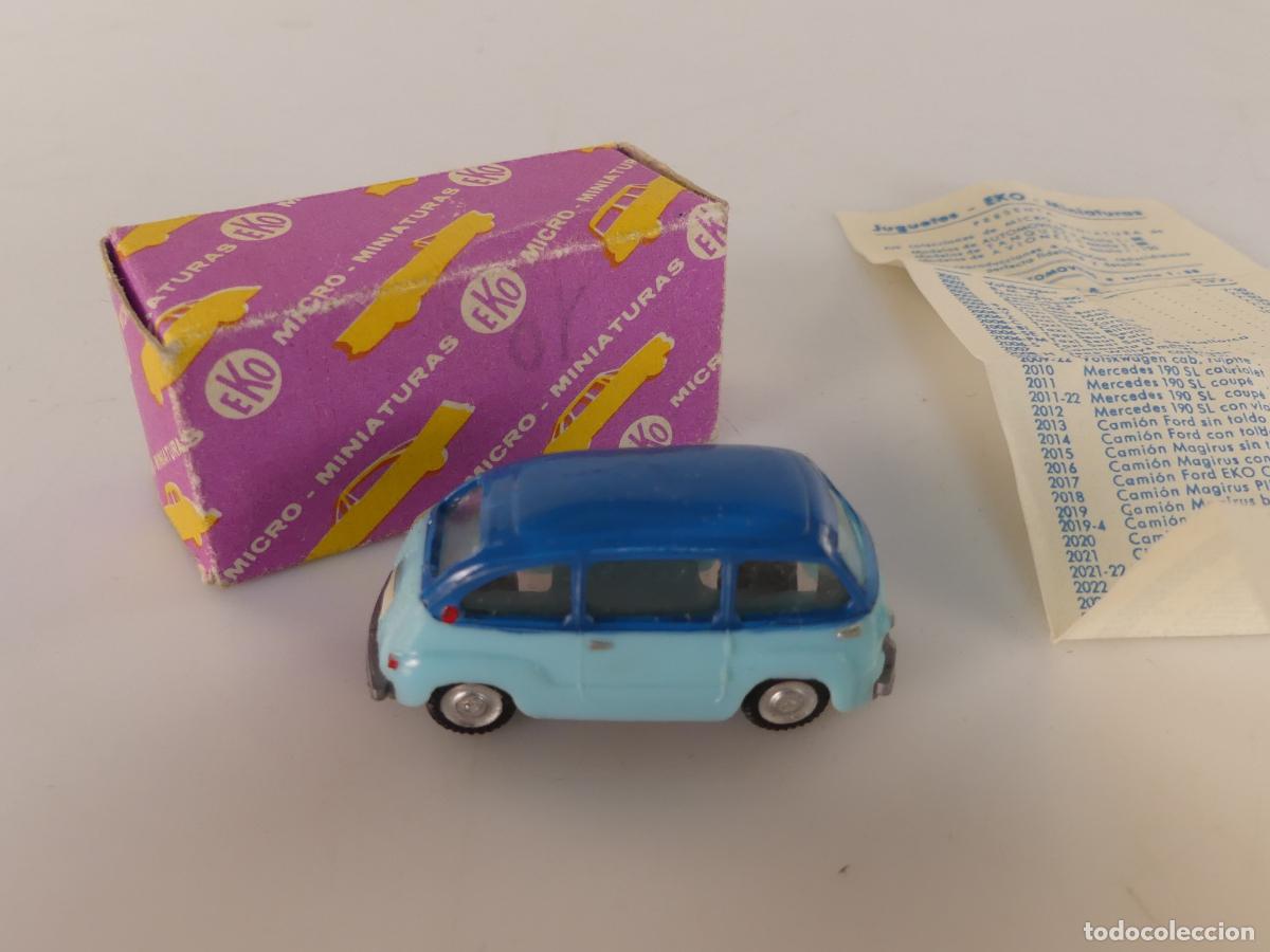 Auto in scala: COCHE DE ESCALA 1/88 FIAT 600 MULTIPLA DE EKO CON CAJA