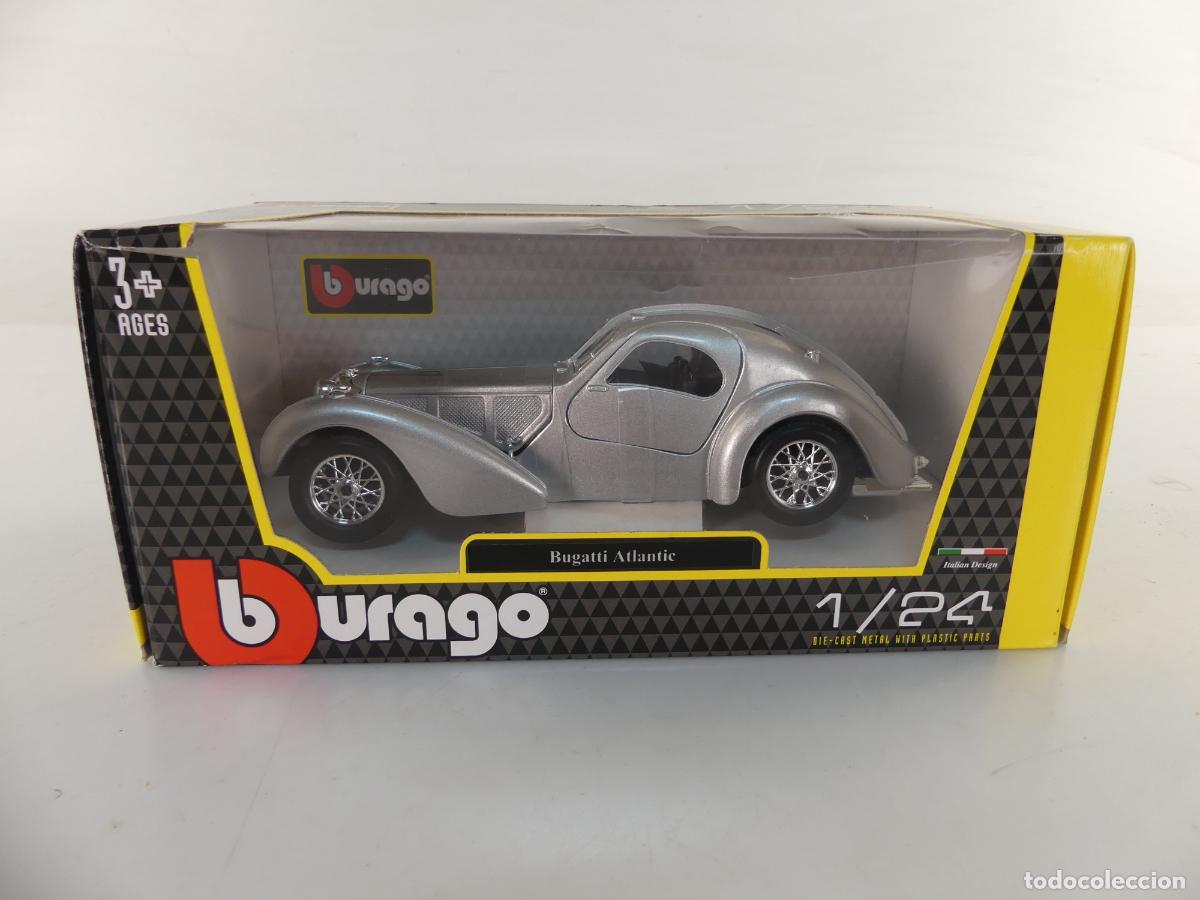 Coches a escala: COCHE DE ESCALA 1/24 BUGATTI ATLANTIC DE BURAGO - Foto 4