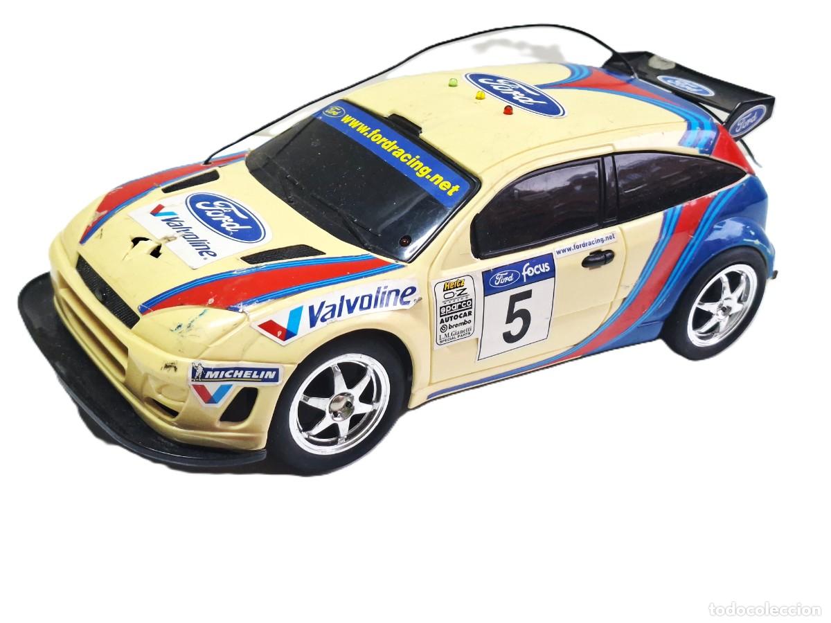 Modellautos: COCHE RC FORD FOCUS WRC VALVOLINE (PARA PIESAS/CON DESPERFECTOS)