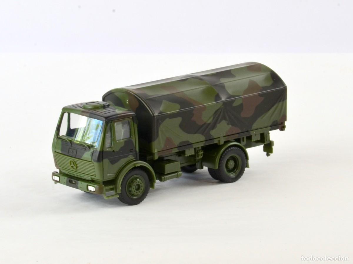 Modellautos: Herpa Escala 1:87 H0 Cami&oacute;n Mercedes Benz NG Militar