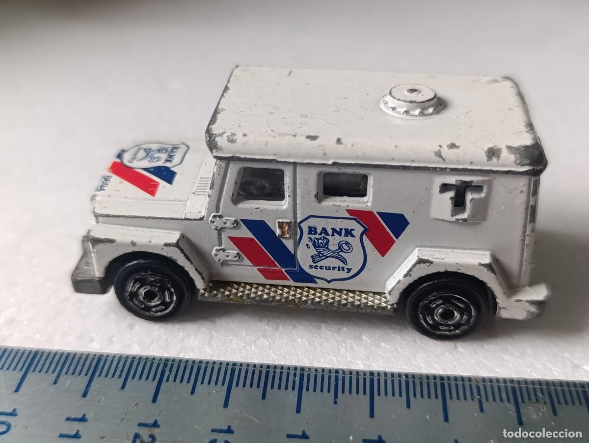 Coches a escala: FURGON SEGURIDAD BANCO - ESC. 1/57 - MAJORETTE - ( ROTA PUERTA TRAS. ) - COCHE