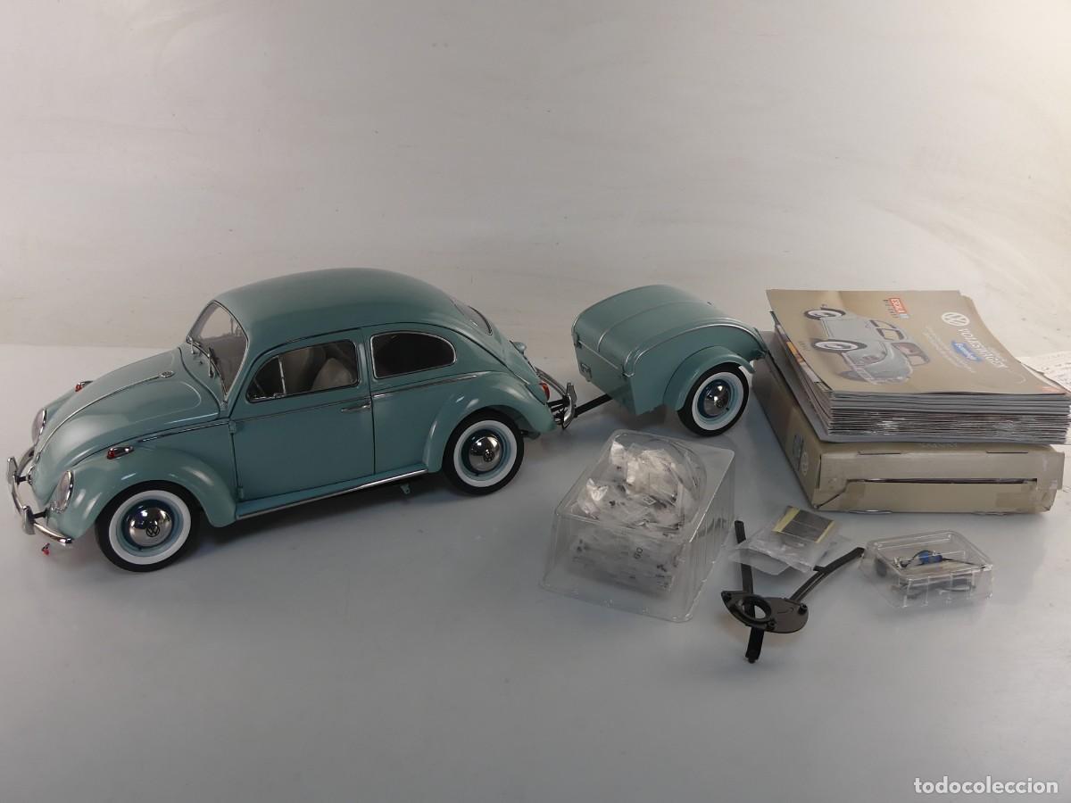 Voitures &agrave; l'&eacute;chelle: MAQUETA COCHE VOLKSWAGEN ESCARABAJO CON REMOLQUE ESCALA 1/8