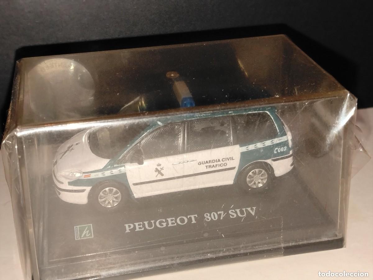 Carros em escala: COCHE MINIATURA PEUGEOT 807 SUV,TR&Aacute;FICO DE LA GUARDIA CIVIL 1:72 DIECAST