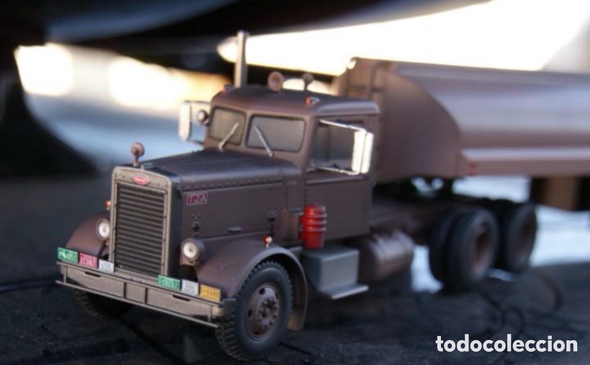 Coches a escala: Peterbilt 281 (1957) &ldquo;The Duel&rdquo; Flammable &ndash; Cami&oacute;n Cisterna Altaya 1:43 &ndash; Caja Original.muy buscado.