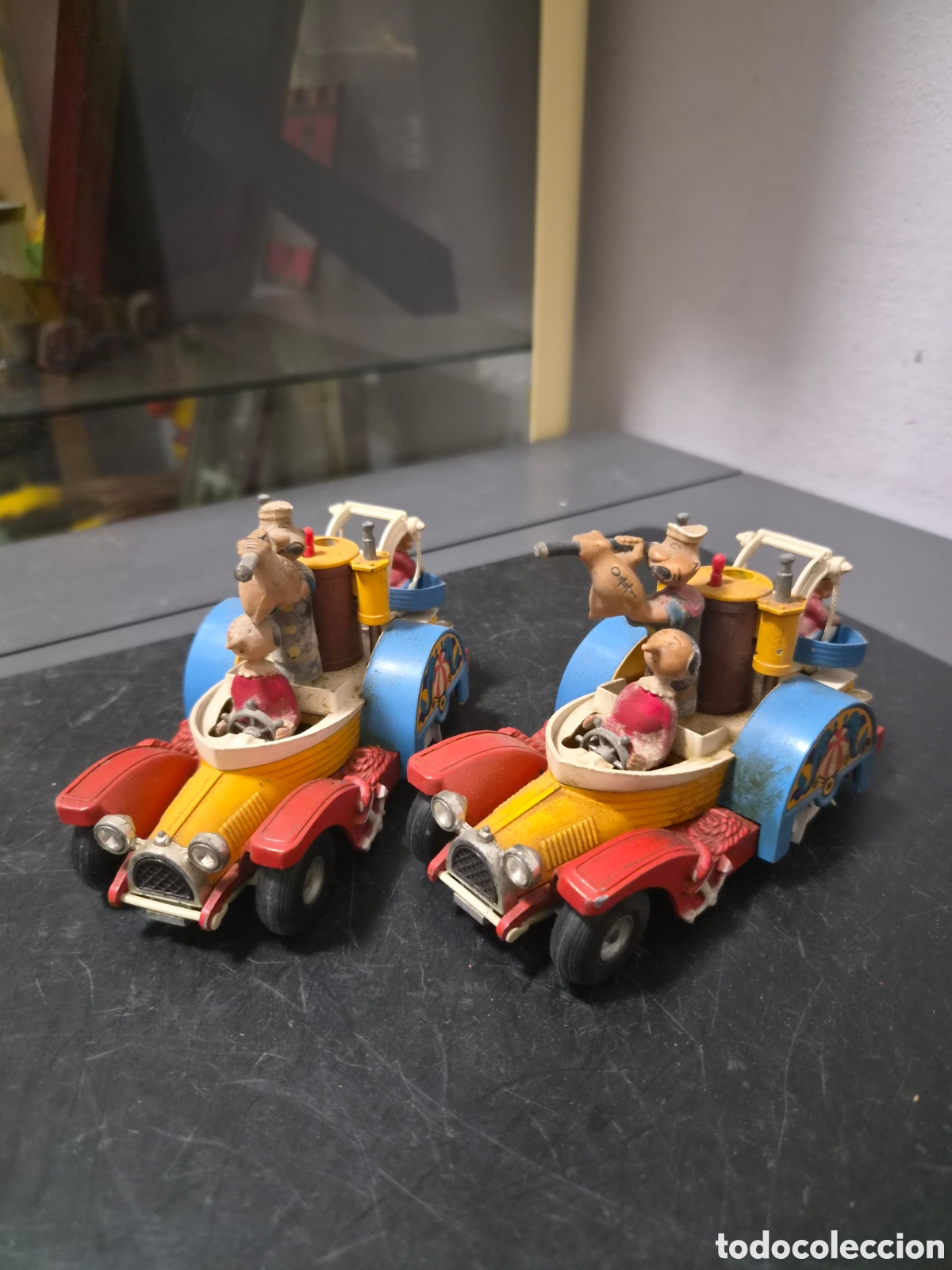 Coches a escala: POPEYE PADDLE VAGON CORGI COMICS ORIGINAL LOTE DE 2 TAL CUAL FOTOS