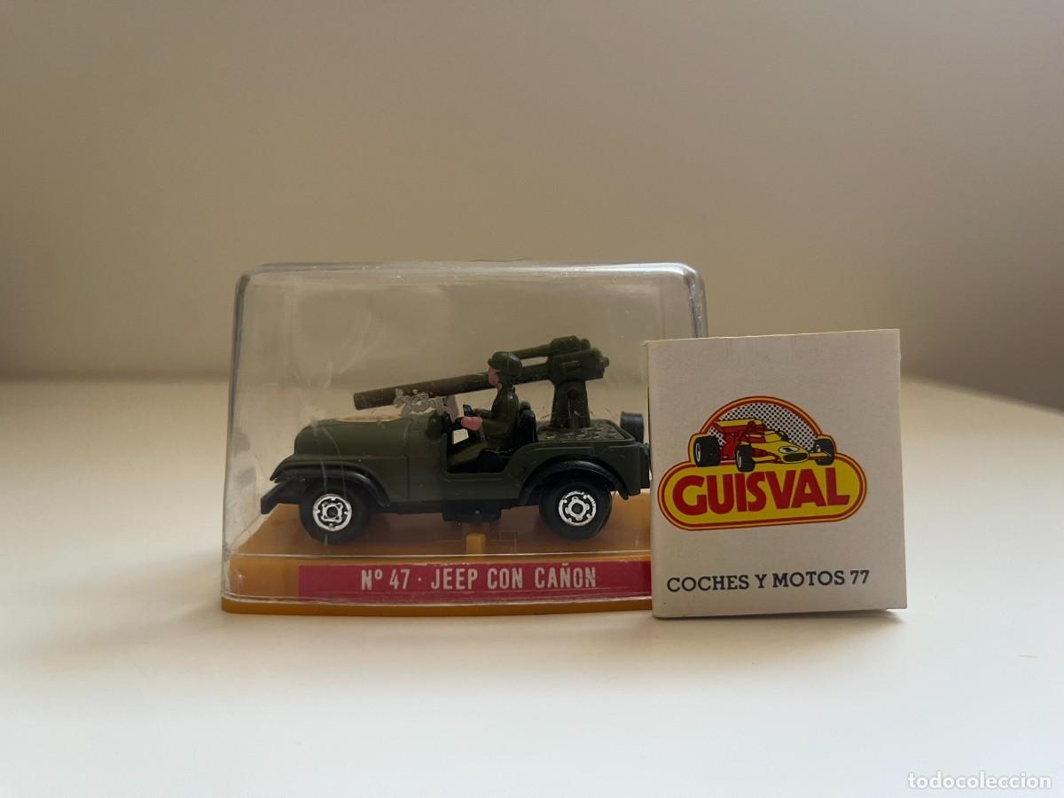 Coches a escala: Guisval N.&ordm; 47 Jeep con Ca&ntilde;&oacute;n Militar - Completo