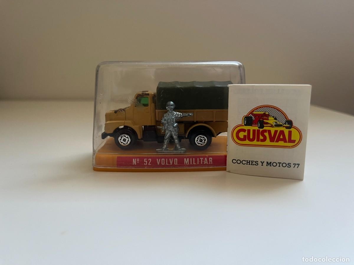 Coches a escala: Guisval N.&ordm; 52 Cami&oacute;n Volvo Militar de Transporte - Completo con Figura de Soldado