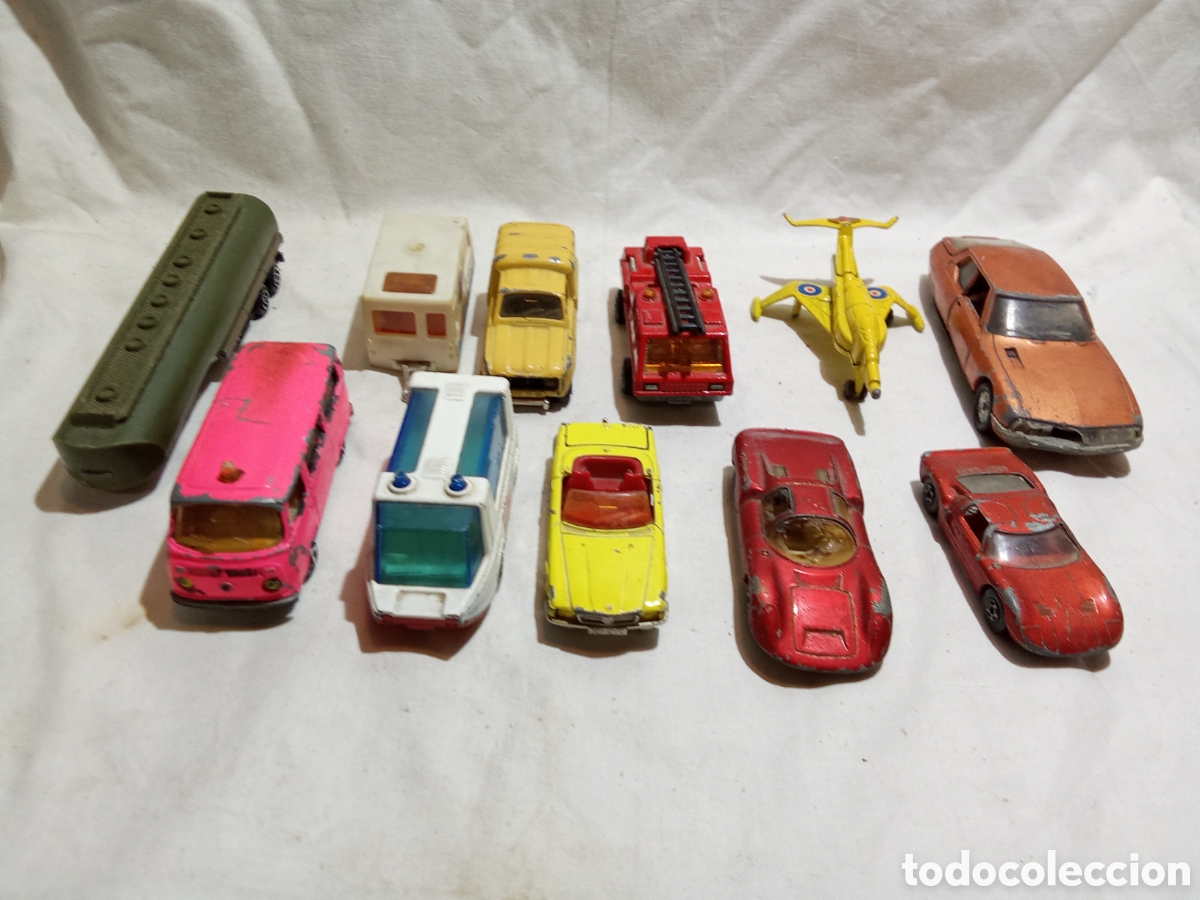 Coches a escala: LOTE DE 10 COCHES MAJORETTE, MATCHBOX Y S&Oacute;LIDO - Foto 2
