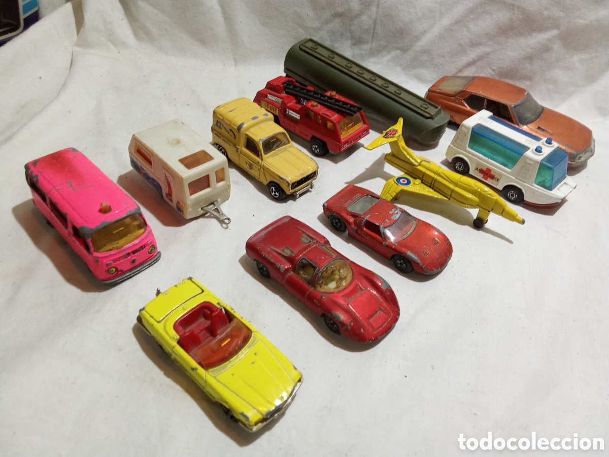 Voitures &agrave; l'&eacute;chelle: LOTE DE 10 COCHES MAJORETTE, MATCHBOX Y S&Oacute;LIDO