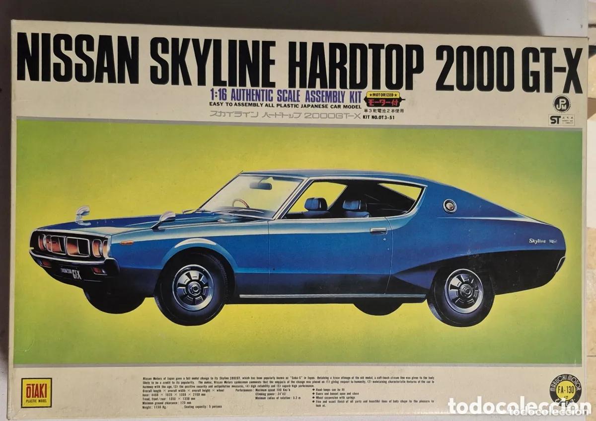 Modellautos: OTAKI MAQUETA NISSAN SKYLINE HARDTOP 200 GT-X, NUEVO 1:16