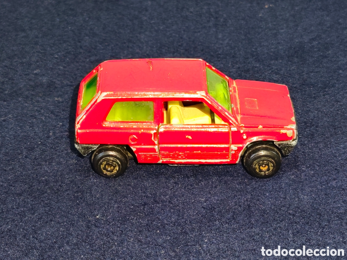 Coches a escala: Seat Panda Rojo - Guisval (Made in Spain) Escala 1/64 Vintage