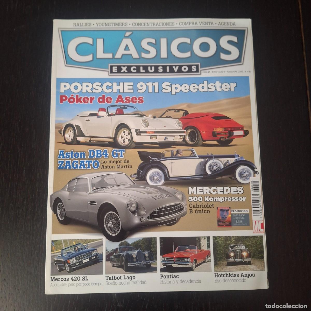 Coches a escala: CLASICOS EXCLUSIVOS N&ordm; 48 - PORSCHE 911 SPEEDSTER ASTON MARTIN DB4 GT MERCEDES 500 K 420 SL TALBOT