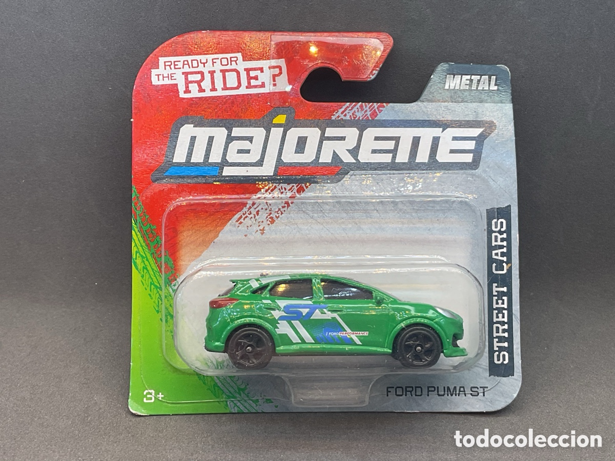 Coches a escala: VEHICULO DE METAL EN SU BLISTER . FORD PUMA ST. STREET CARS. MAJORETTE.