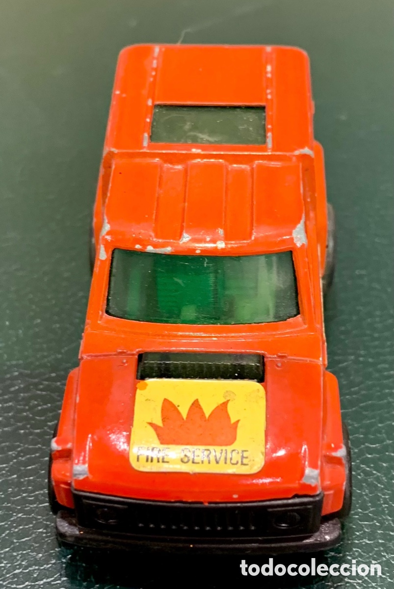 Coches a escala: Juguete. Coche. Fire Service. Majorette Motor. Made in France. A&ntilde;os 70.
