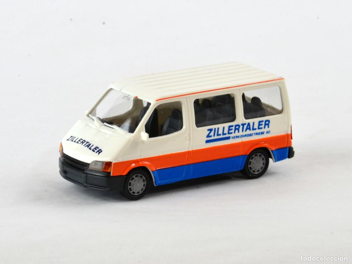 Coches a escala: Rietze Escala H0 1:87 Ford Transit MKIII Microb&uacute;s Zillertaler Impecable con Caja