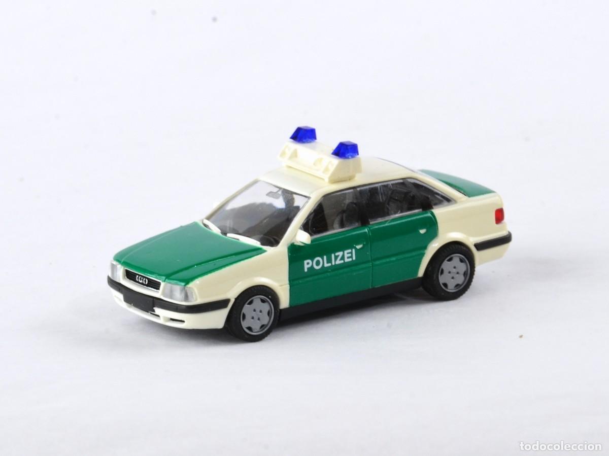 Coches a escala: Rietze Escala 1:87 H0 Audi A80 Polizei con Caja