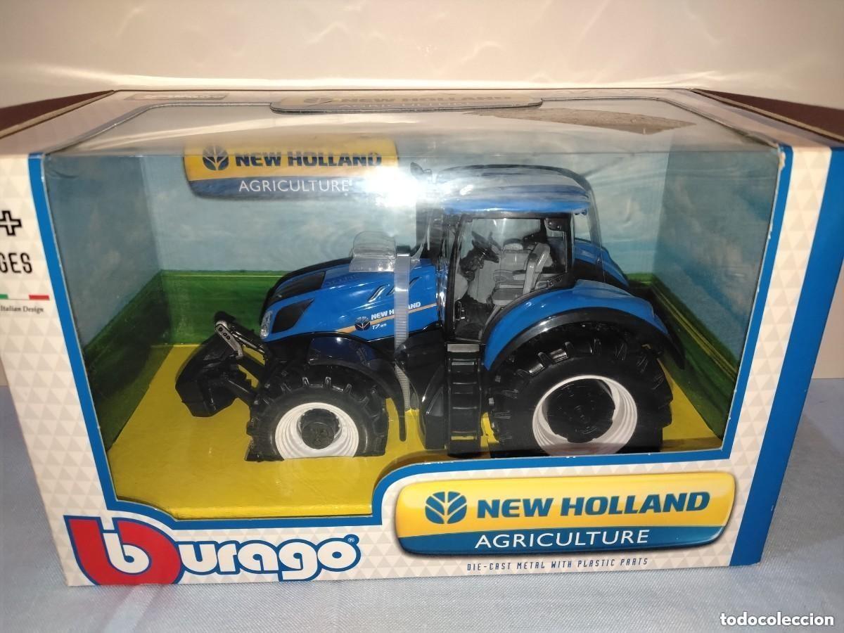 Coches a escala: TRACTOR new holland T7.315 agriculture burago 1/32