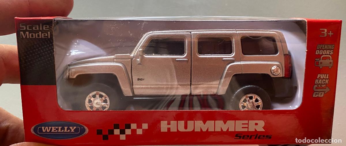 Coches a escala: Hummer H3. Coche de metal a escala diecast. Marca Welly. Colecci&oacute;n Nex. Nuevo en caja.