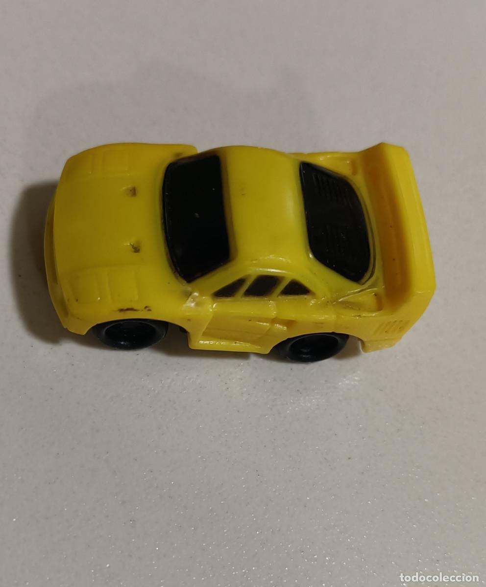 Coches a escala: coche majorette majorete majoret amarillo miniatura mini cochecito vehiculo carreras