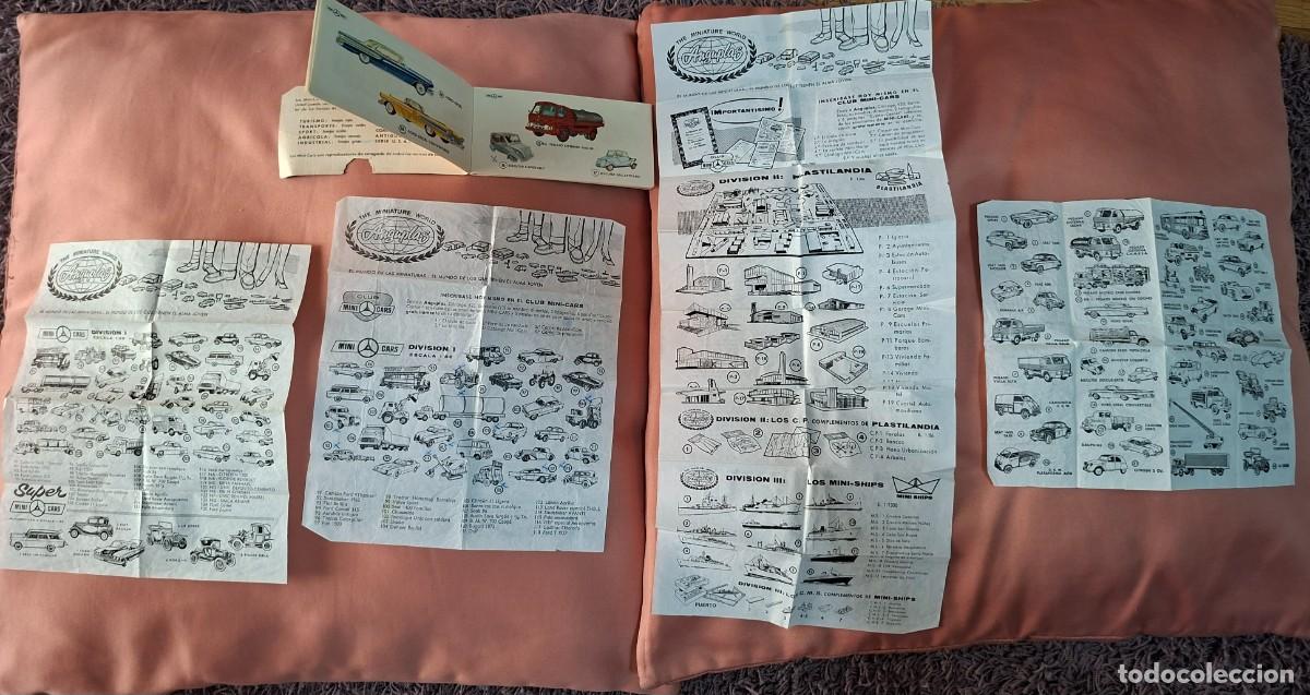 Coches a escala: LOTE DE CATALOGOS ORIGINALES A&Ntilde;OS 60/70 MINI CARS ANGUPLAS
