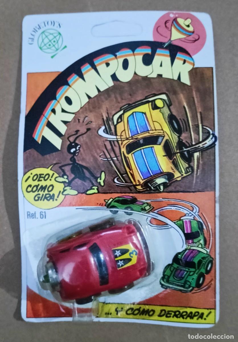 Coches a escala: Coche Trompocar Ref. 61 de Globetoys a&ntilde;os 80 . EN SU BLISTER .
