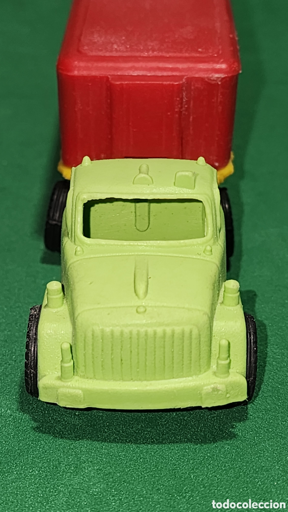 Coches a escala: Antiguo Cami&oacute;n Frigor&iacute;fico VAM - Pl&aacute;stico Vintage A&ntilde;os 60/70 - Juguete Espa&ntilde;ol Ibi (~17 cm)