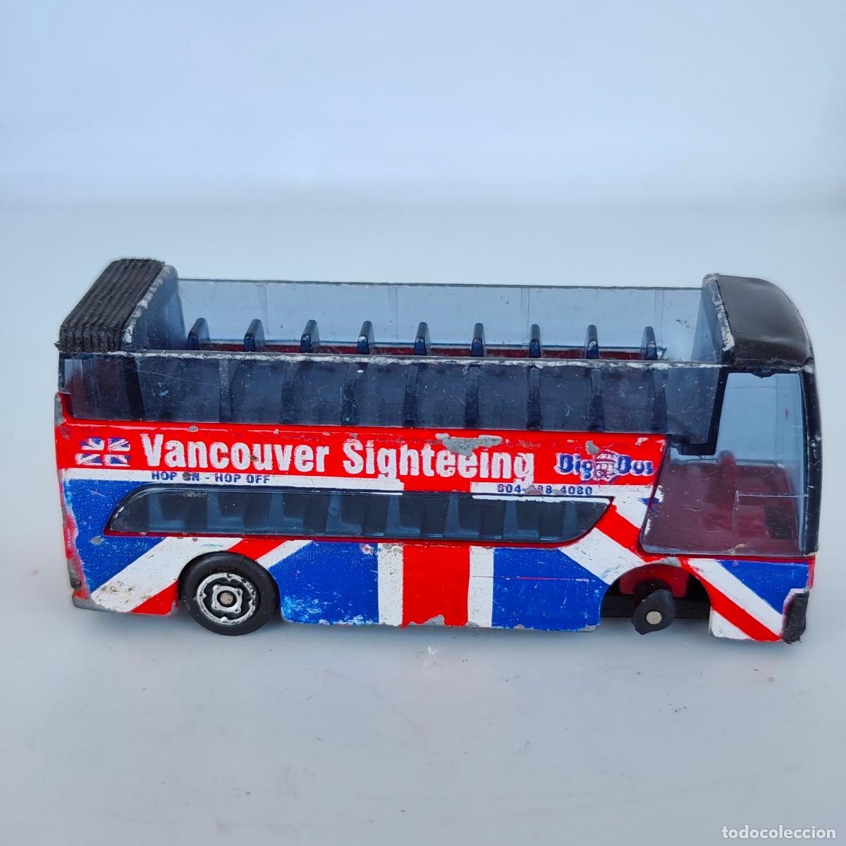 Coches a escala: Autob&uacute;s dos pisos ingl&eacute;s big Bus GUISVAL