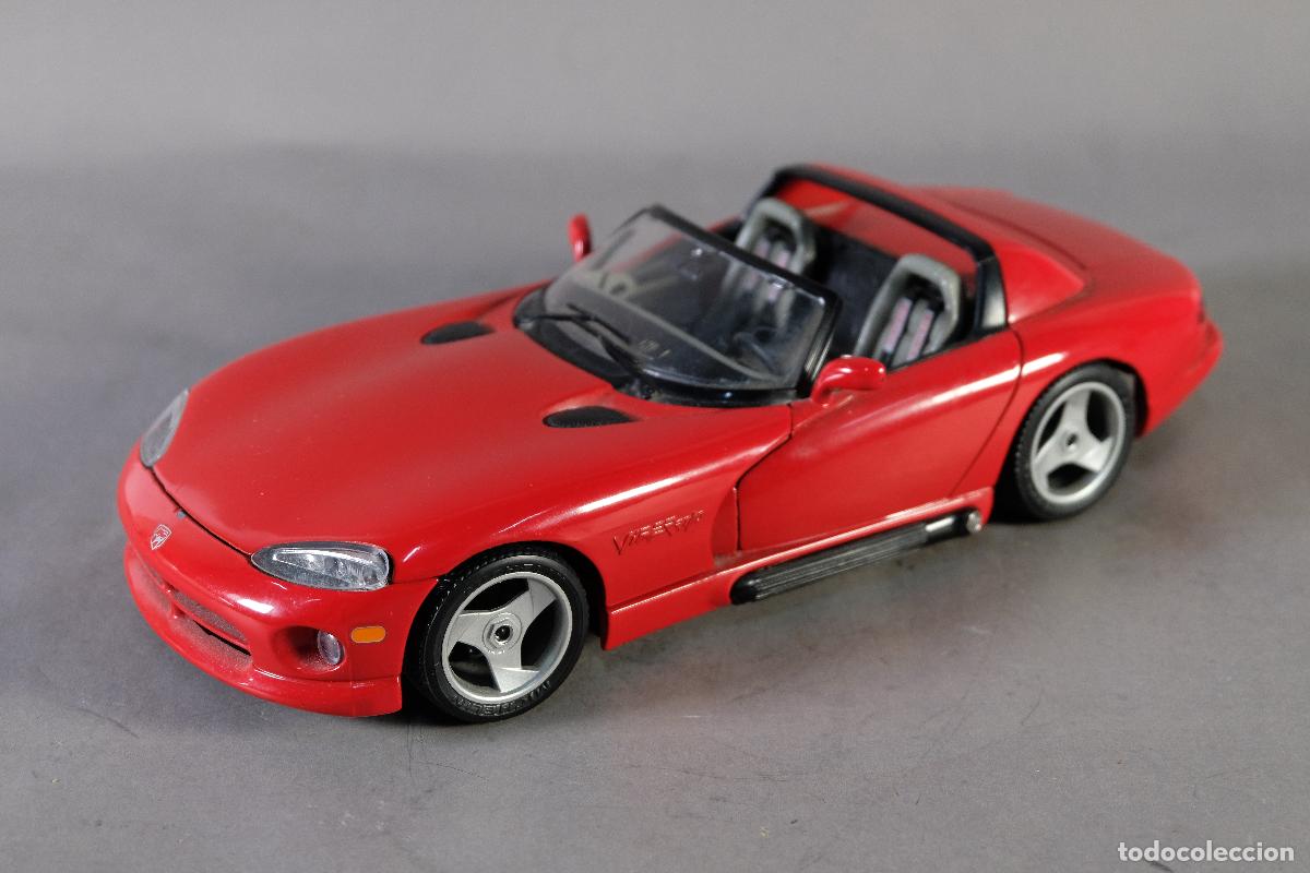 Coches a escala: Coche BURAGO Viper T/10 Rojo Escala 1:18