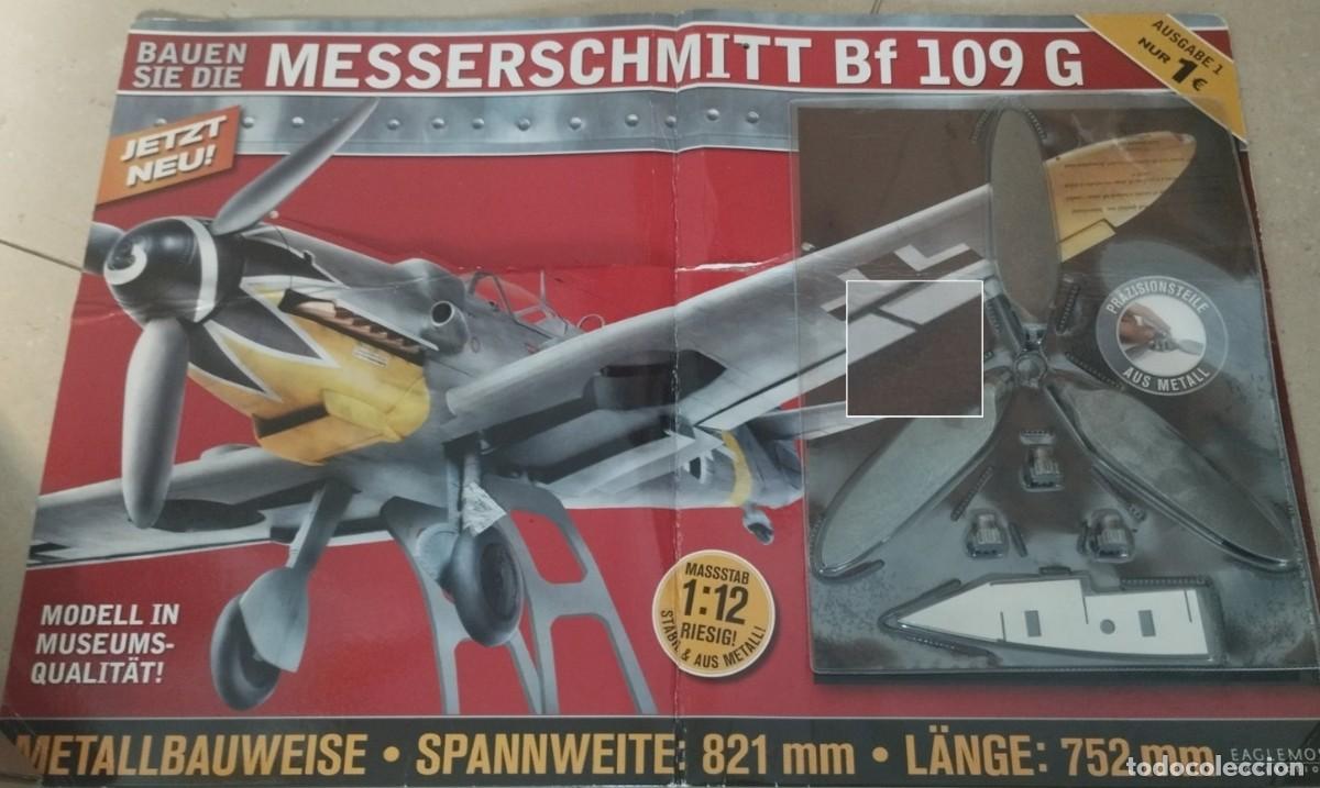 Coches a escala: MESSERCHMITT B109 G a escla 1/12 Eaglemoss