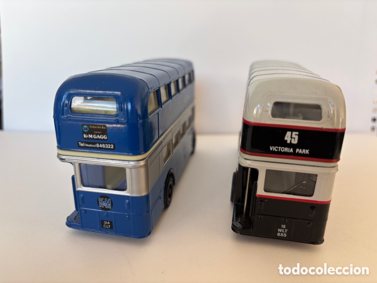 Coches a escala: Lote autobuses Corgi dos pisos - Foto 3
